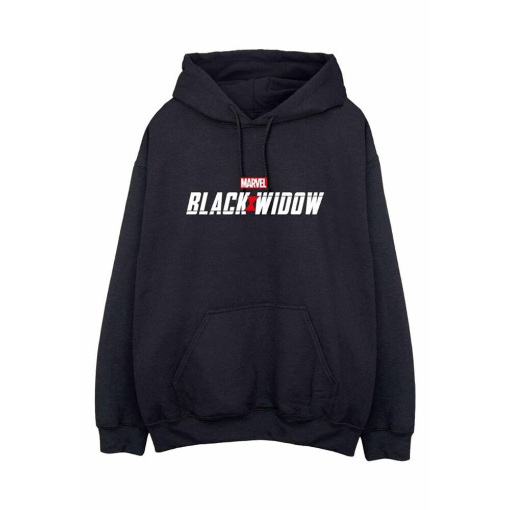 Black Widow Mens Movie Logo Hoodie / Black
